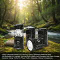 4-Pack Collapsible Portable LED Camping Lantern Lightweight Waterproof Solar USB Rechargeable LED Flashlight Survival Kits for Indoor Outdoor Home Emergency Light Power Outages Hiking，Perfect for Power Outages, Hiking, Campsites, Emergencies